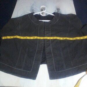 Women's denim blazer, by Dressbarn.